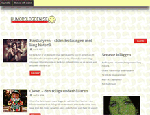 Tablet Screenshot of humorbloggen.se